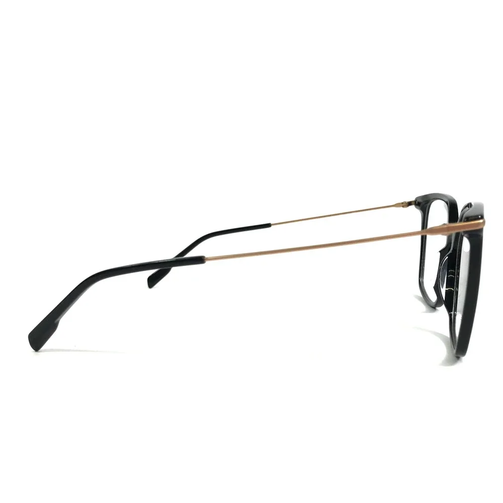 Gigi Studios Eyeglasses Frames AMARA GS8002/01O Black Gold Titanium 55-16-145